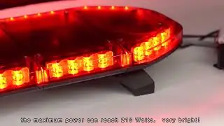 Senken Police Ambulance Emergency R65 Car Amber LED Road Flares Flashing Warning Lightbar, Warning L