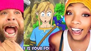 Trunks vs Link RAP BATTLE! @SSJ9K1 Reaction!