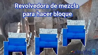 Revolvedora para hacer bloque