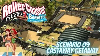 Let's Play Roller Coaster Tycoon 3 Soaked! Castaway Getaway