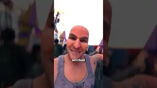 Рабочий устанавливает лестницу в карнавале 😲