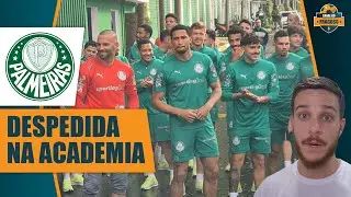 VEJA COMO FOI A DESPEDIDA DO PALMEIRAS COM A TORCIDA NA ACADEMIA DE FUTEBOL