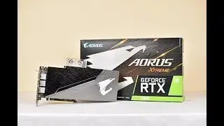 GIGABYTE AORUS RTX 2080 XTREME  WATERFORCE WB 8G  (UNBOXING)