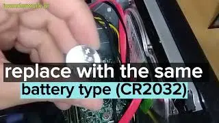 Replace CMOS Battery | Resetting Time and date fix | How to