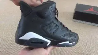 Authentic Air Jordan 6 Black Cat