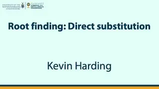Root finding (Direct substitution) [Lecture]