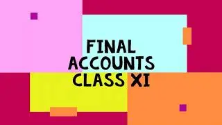 Profit & Loss Account Concept & Format