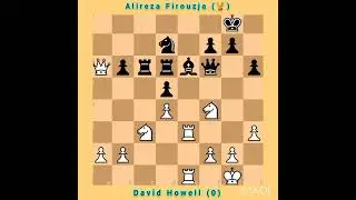 David Howell vs Alireza Firouzja || Sicilian Defense || World Blitz Championship, 2016 #chess