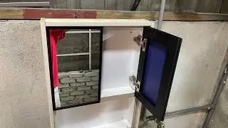 Making Bathroom Mirror Cabinet