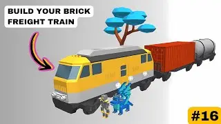 Build Your FREIGHT TRAIN Brick! DRAW BRICK ANDROID | GAMEPLAY walkthrough Part 16