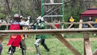 Pole Ax Round 2 of first Pole Ax fight, Grapes of Wrath April 6th 2025