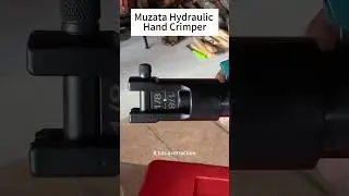How to crimp cables with hydraulic crimper