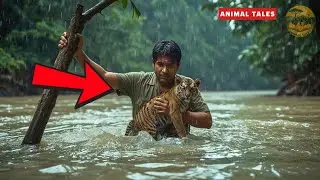 Man Saves Drowning Tiger Cub From River   What Happens Next Is Unbelievable !
