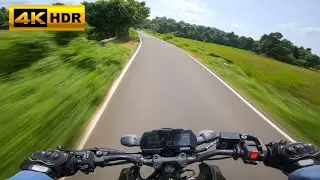 First ride on MT - 15 | 4K | Kerala | Pure exhaust sound | Rev matching | Stryver ride