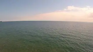Lake Superior Aerial Drone Takeoff