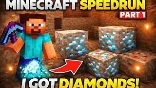I Got DIAMONDS WAY Too Fast&hellip; (Minecraft Speedrun Part 1)