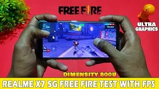 Realme X7 Free Fire Test | 60 FPS Test | Ultra Graphics | Realme X7 Free Fire Gameplay