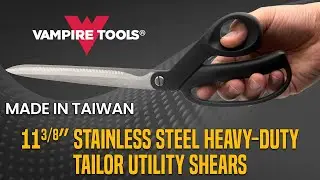 Stainless Steel Heavy Duty Tailor Utility Scissors | VT-3348 vSHEARS 11 3/8&Prime;