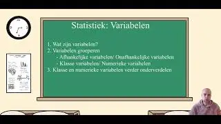 Statistiek les 1: introductie tot variabelen