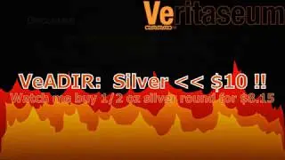 Watch me buy 1/2 oz silver round on Veritaseum's VeADIR