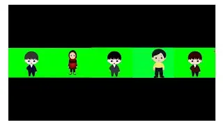 copyright free green screen animated characters