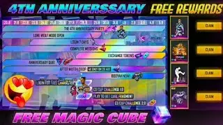 4th anniversary Event Free Items According to Calendar