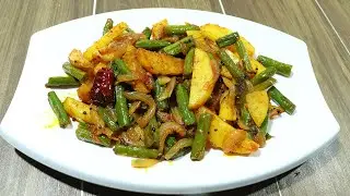 ബീൻസും ഉരുളക്കിഴങ്ങും ഇതുപോലെ തയ്യാറാക്കൂ|Beans Potato Mezhukkupuratti|Neetha's Tasteland|1831