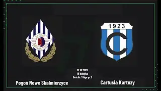 Skr&oacute;t | Pogoń Nowe Skalmierzyce - Cartusia Kartuzy 1:0 | 15 kolejka Betclic 3 liga gr 2