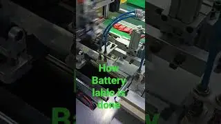 How Mobile Battery labeling is done | labeling print on battery | #mobilebattery #viral #trending