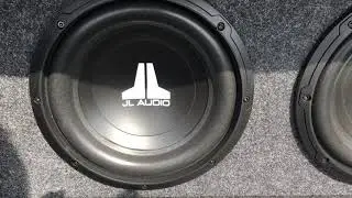 JL Audio CP210-W0v3 Subwoofer with Dual 10W0v3 Subwoofer Bass demo Flex