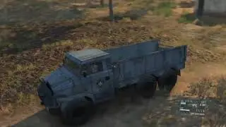 Metal Gear Solid V TPP Sneaking Suit (The Boss) free roam (Sniper Wolf as buddy)