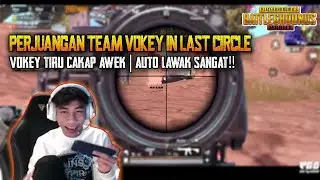 Happy Scrim!! Vokey Tiru Cakap Awek😂😂 Perjuangan Team Vokey in Last Circle | 3 Fingers No Gyro PUBG