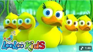 &ldquo;🐤 Five Little Ducks Go Waddling! | Catchy Kids' Nursery Rhyme | Sing-Along Fun!&rdquo;