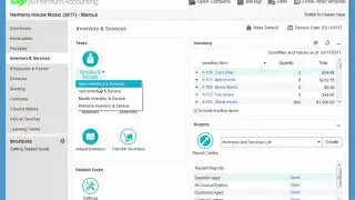 Sage 50 Inventory and Services