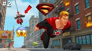I Played the Best Superman Game on Mobile 🔥 Insane Powers & Crazy Gameplay 🤯 #superman #gamingvideos