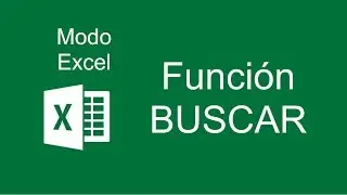 Función BUSCAR - Modo Excel 2016