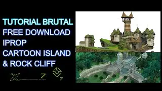 CASTLE ISLAND AND CLIFF #FREEDOWNLOAD #TUTORIALBRUTAL #IPROP