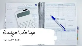 January 2021 Budget Setup | Live Rich Planner