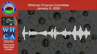 Whitman Finance Committee January 6, 2026
