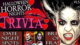 HHN Trivia- Bride of Frankenstein Lives, Jack and Chance, Carnival of Carnage