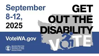 Get Out the Disability Vote Week 2025