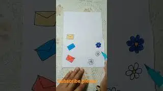 Beautiful Aesthetic Border Design #shorts #youtubeshorts #art