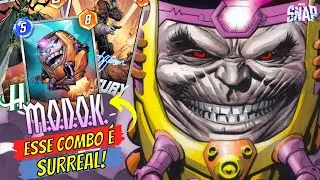 O COMBO SUPREMO COM O MODOK | DECK HELA FURY MARVEL SNAP &Eacute; INSANO!