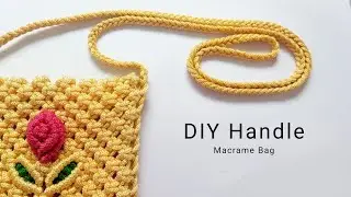 Tutorial Handle Bag Macrame - Tutorial Tali Tas tali kut