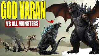 God Varan VS All Monsters | 3D Monsters Size Comparison 2025