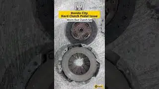 Honda City Hard Clutch Pedal & Poor Acceleration Issue | Solution | Genuine Spares #motofyx #shorts
