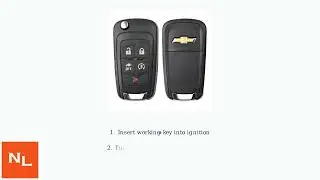 How To Program 2014&ndash;2018 Chevy Impala Flip Key &ndash; All Keys Lost/Add Key (DIY)