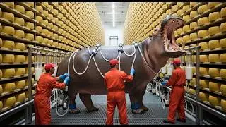 Inside the Hippo Cheese Factory: The Full Production Process of Rare Dairy 🧀