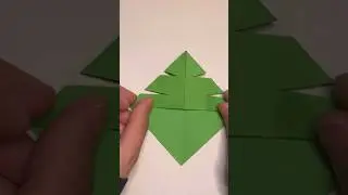 🎄Christmas Tree Bookmark ❤️ #christmas #christmastree #bookmark #origami #craft #origami