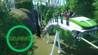 Radius - Moonshine Rivertown - Planet Coaster (Schwarzkopf Terrain Looping Coaster)